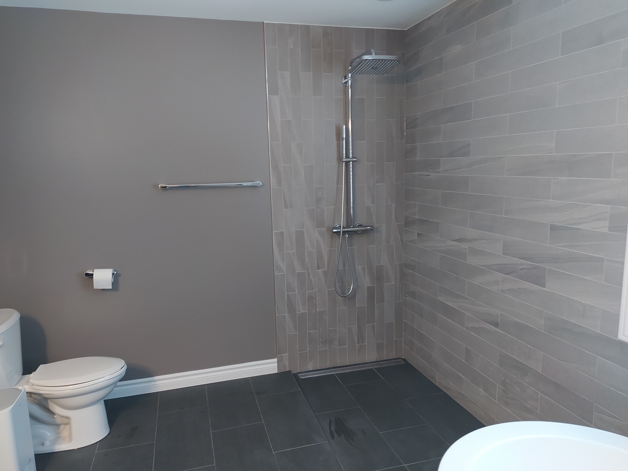 Custom accessible shower en suite