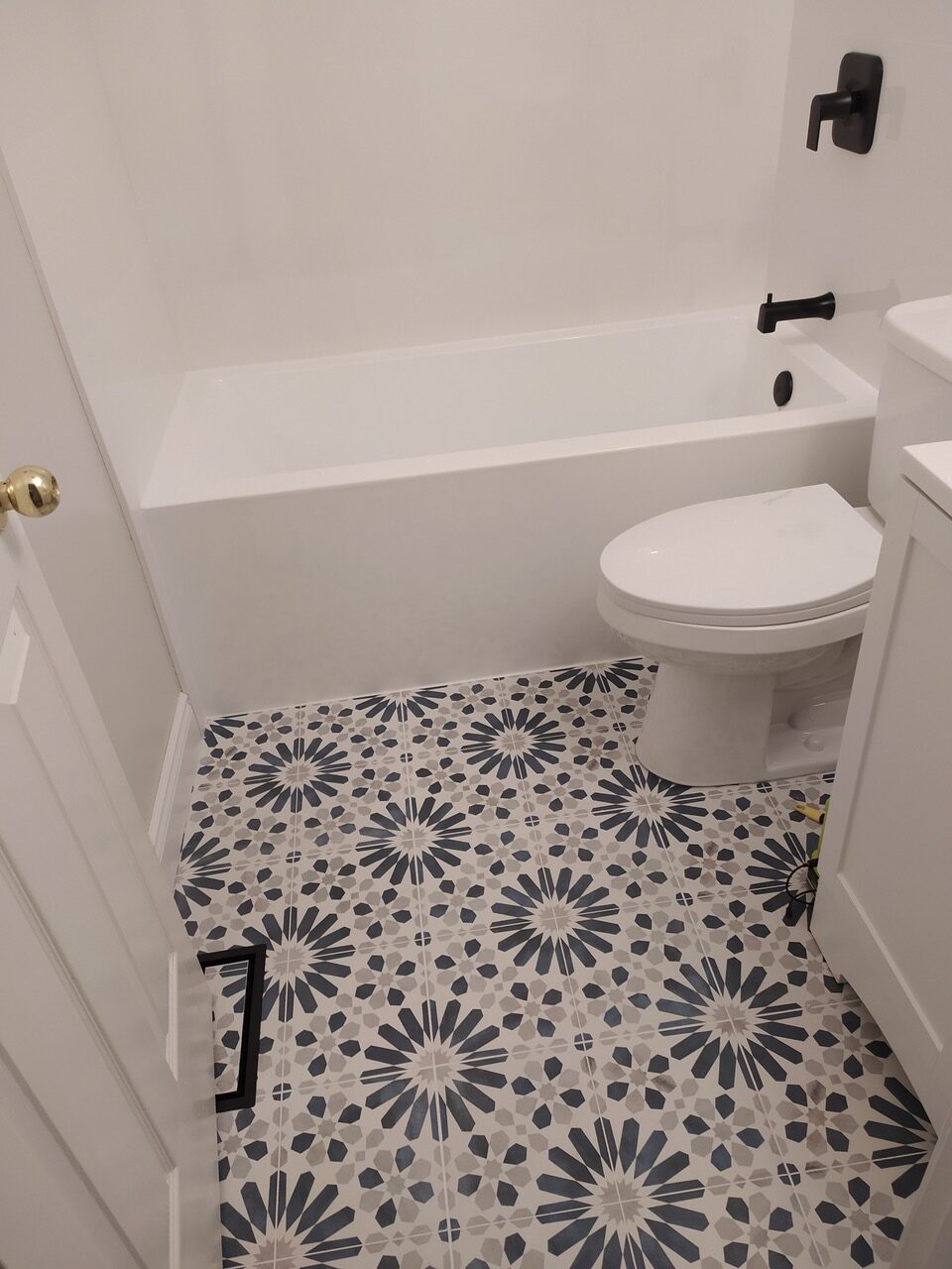 Three piece bathroom