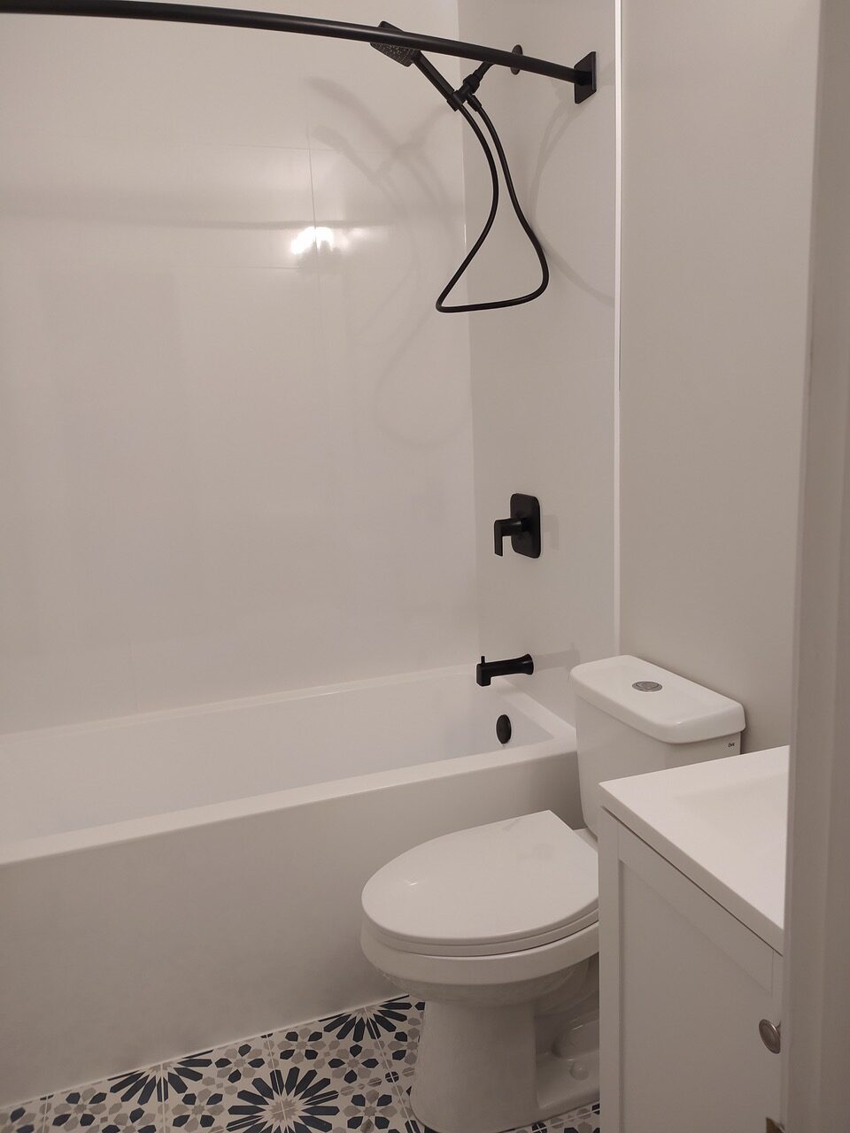 Three piece bathroom