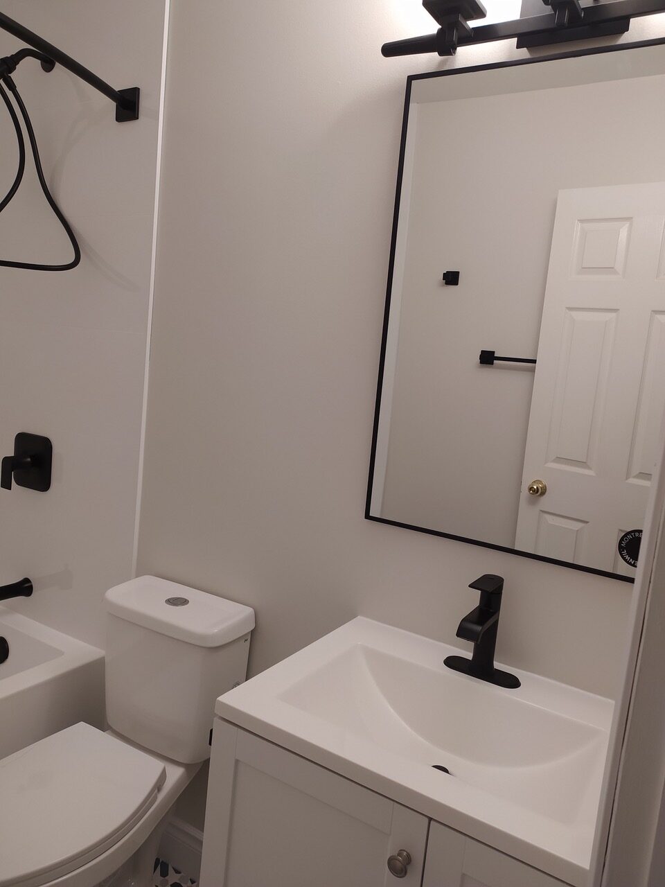 Three piece bathroom